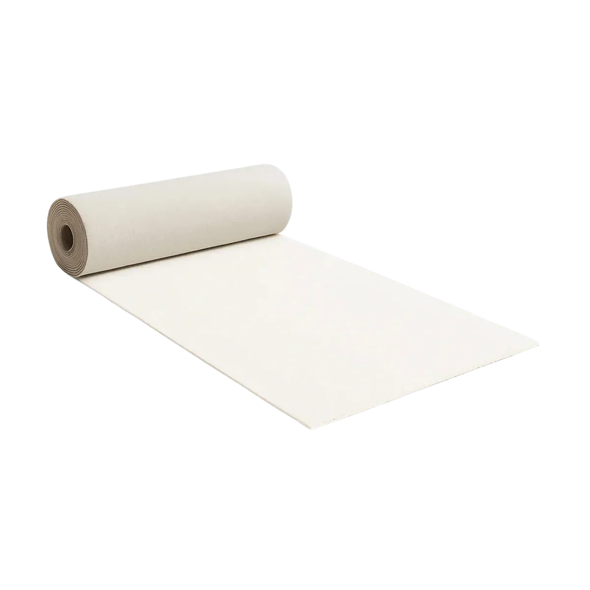 White carpet runner